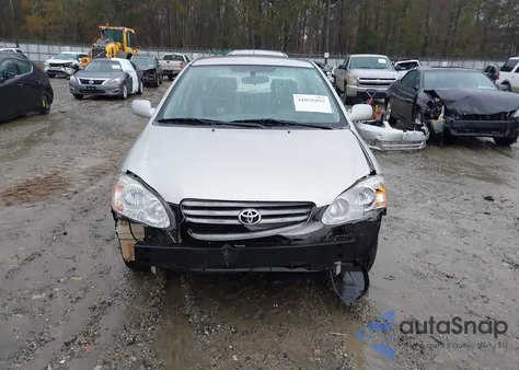 2004 Toyota Corolla Le из США, поврежденный, VIN JTDBR32EX42027614